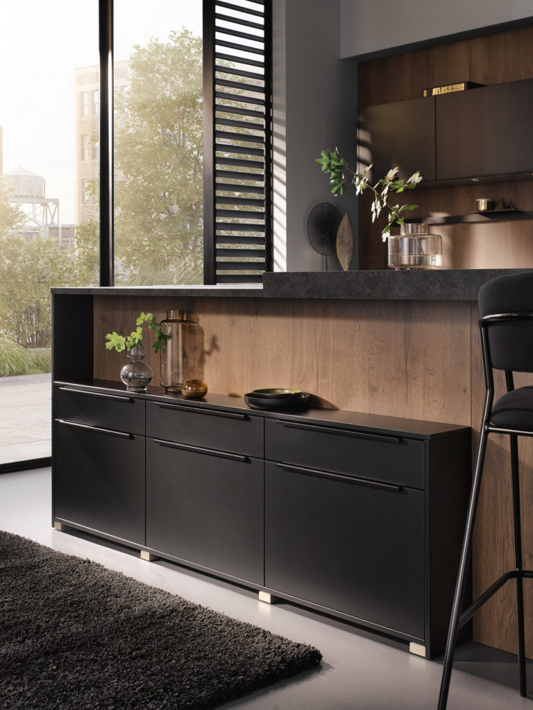 Mueble de cocina para debajo de la isla. Mueble de cajones para almacenaje en isla de cocina..