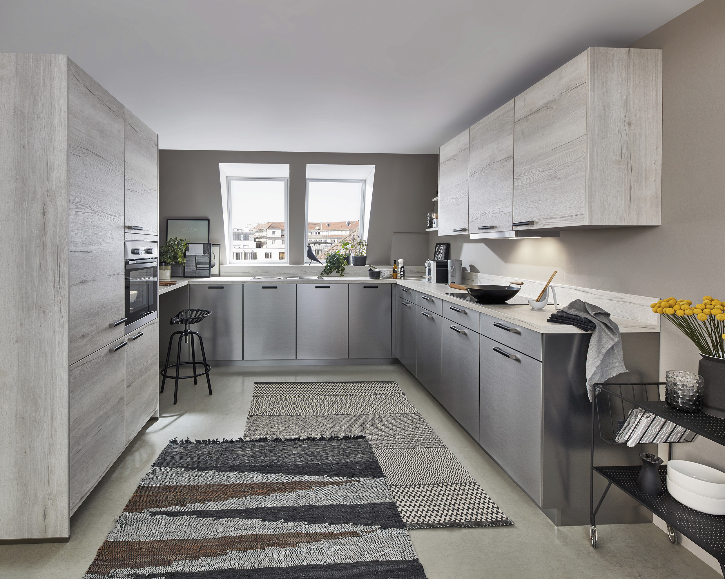 Muebles de cocina de acero inoxidable