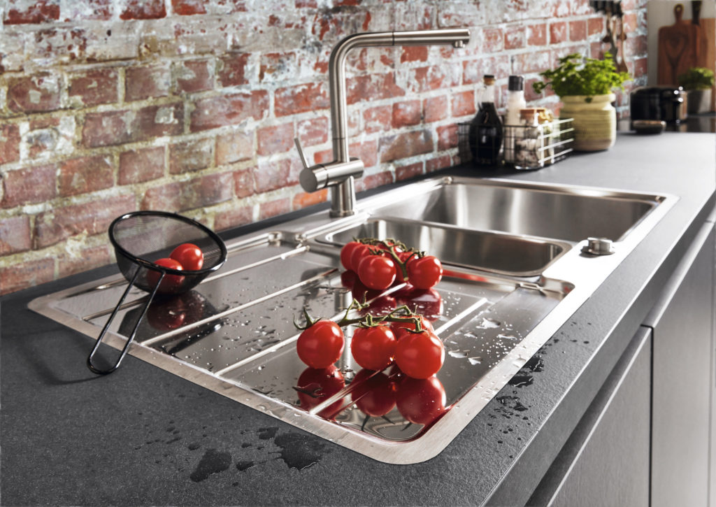 Fregadera con escurredor