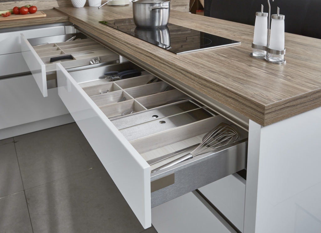 Cajón con compartimento