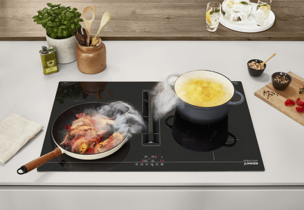 Encimera junker con sistema de extracción