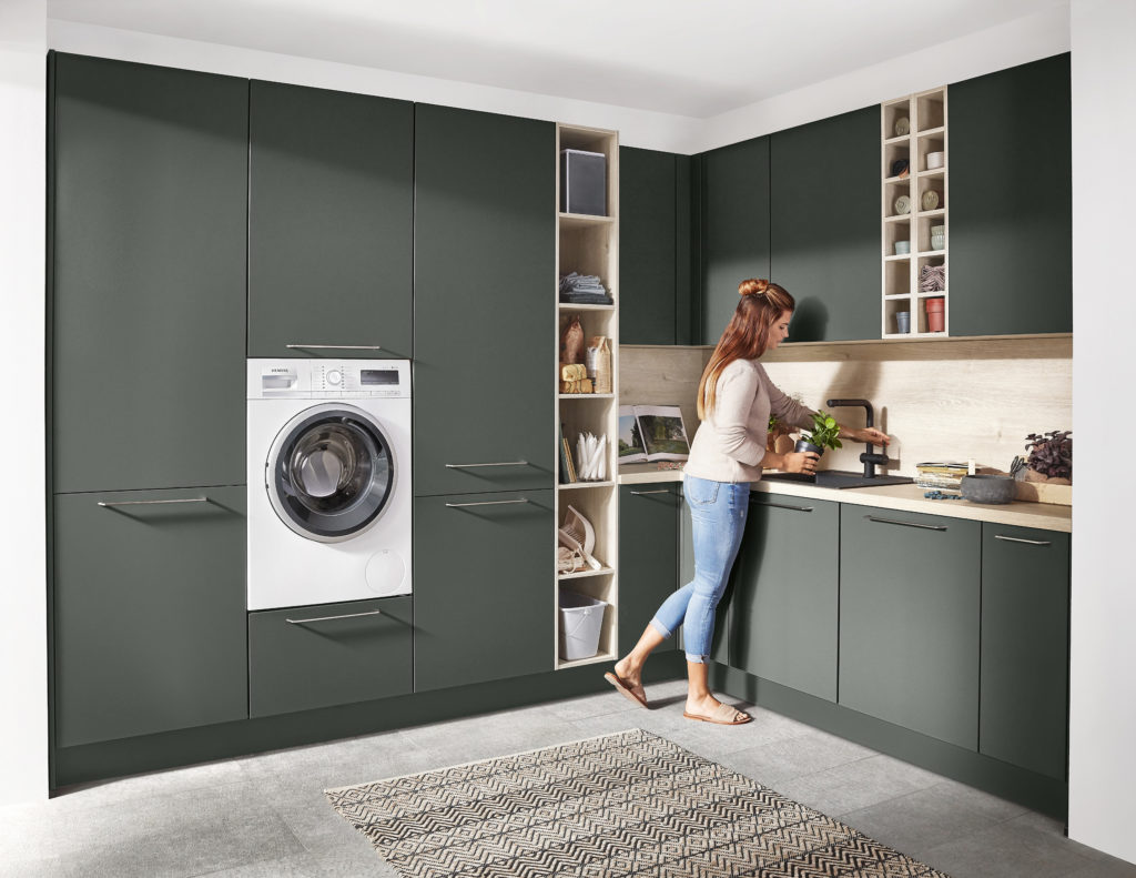 Fregadero en zona de lavado