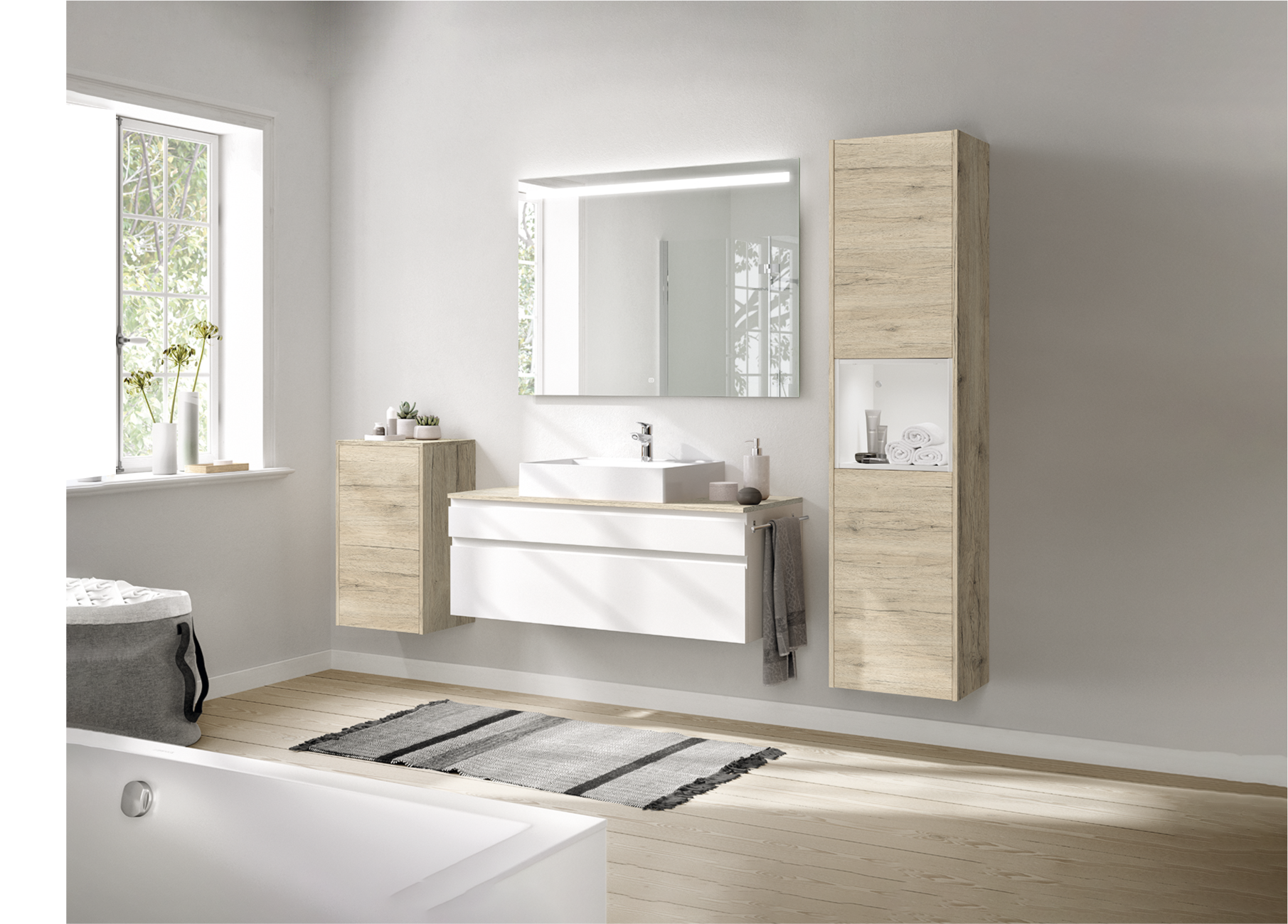 Promopack de mueble de baño de Küchentime